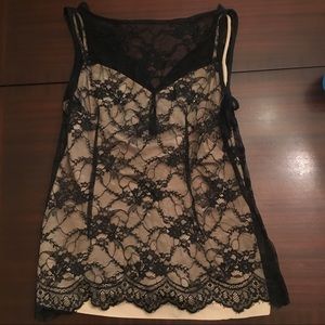 SOLD ON EBAY —Ann Taylor Loft. Black lace l